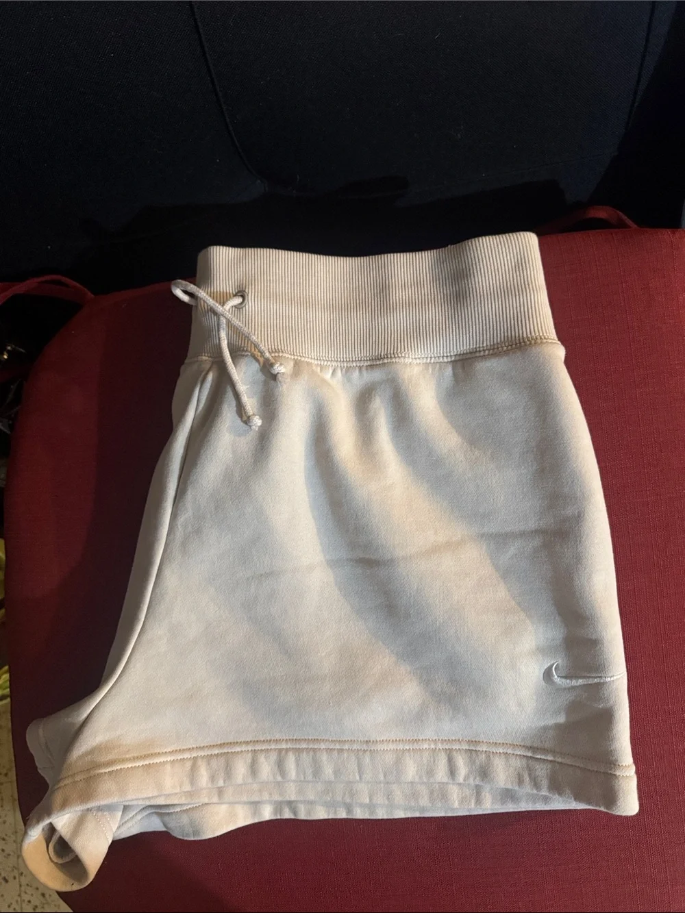 Nike Ivory Drawstring Athletic Skort
